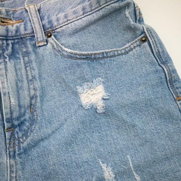 NWOT BDG Urban Outfitters Brand Blue Denim Jean Girlfriend Summer Style Shorts - Picture 7 of 10
